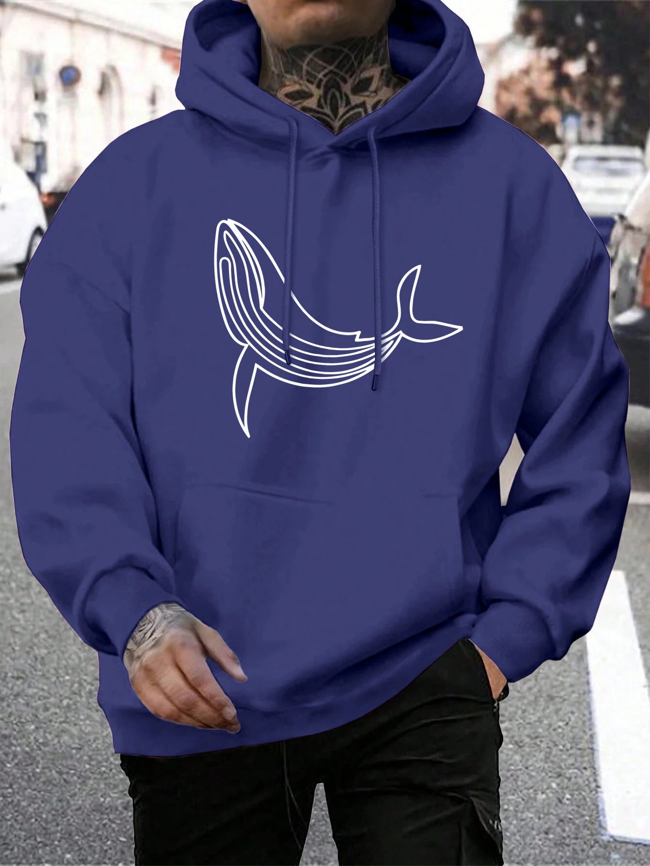 The Blue Whale Hoodies - Unisex