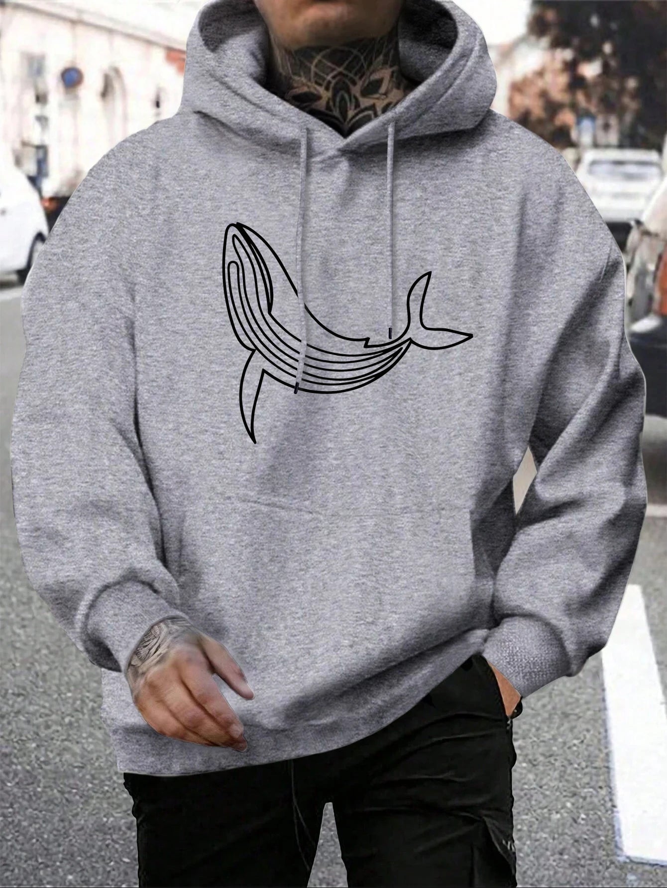 The Blue Whale Hoodies - Unisex